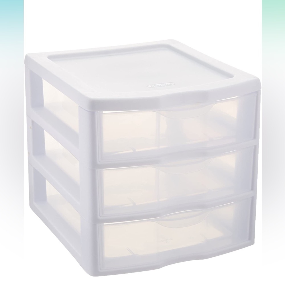 Sterilite Clearview 3 Drawer Storage Organizer           *Brand New*